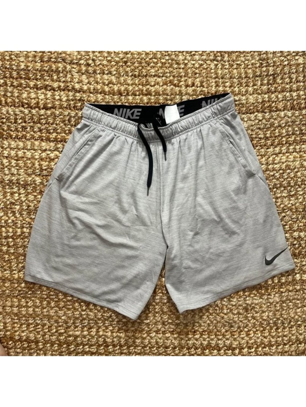 Nike Dri-Fit Training Shorts Mens XL Gray Heather AA1555-027 Athletic Gym